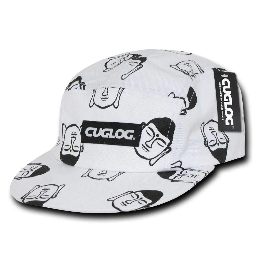 1 Dozen Cuglog Buddha 5 Panel Racer Snug Fit Baseball Caps Hats Wholesale Bulk