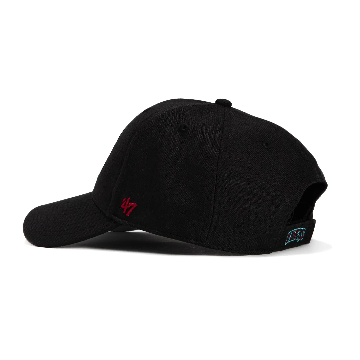 47 Brand Arizona Diamondbacks MVP Adjustable A Hat - Black, Red, Teal