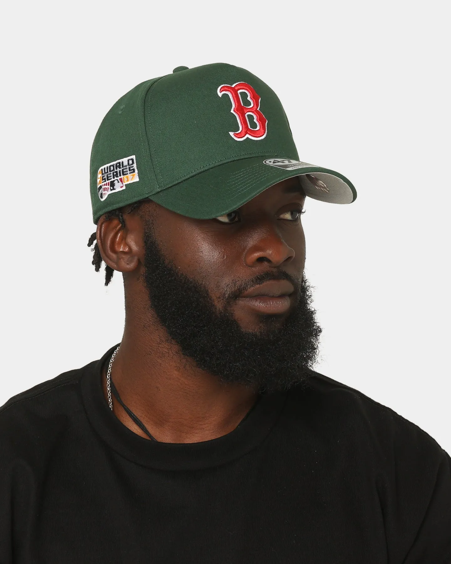 47 Brand Boston Red Sox Sure Shot MVP DT Snapback Dark Green/Red