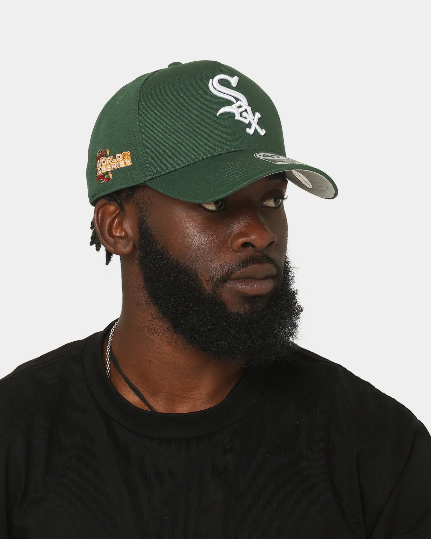 47 Brand Chicago White Sox Sure Shot MVP DT Snapback Dark Green/Red