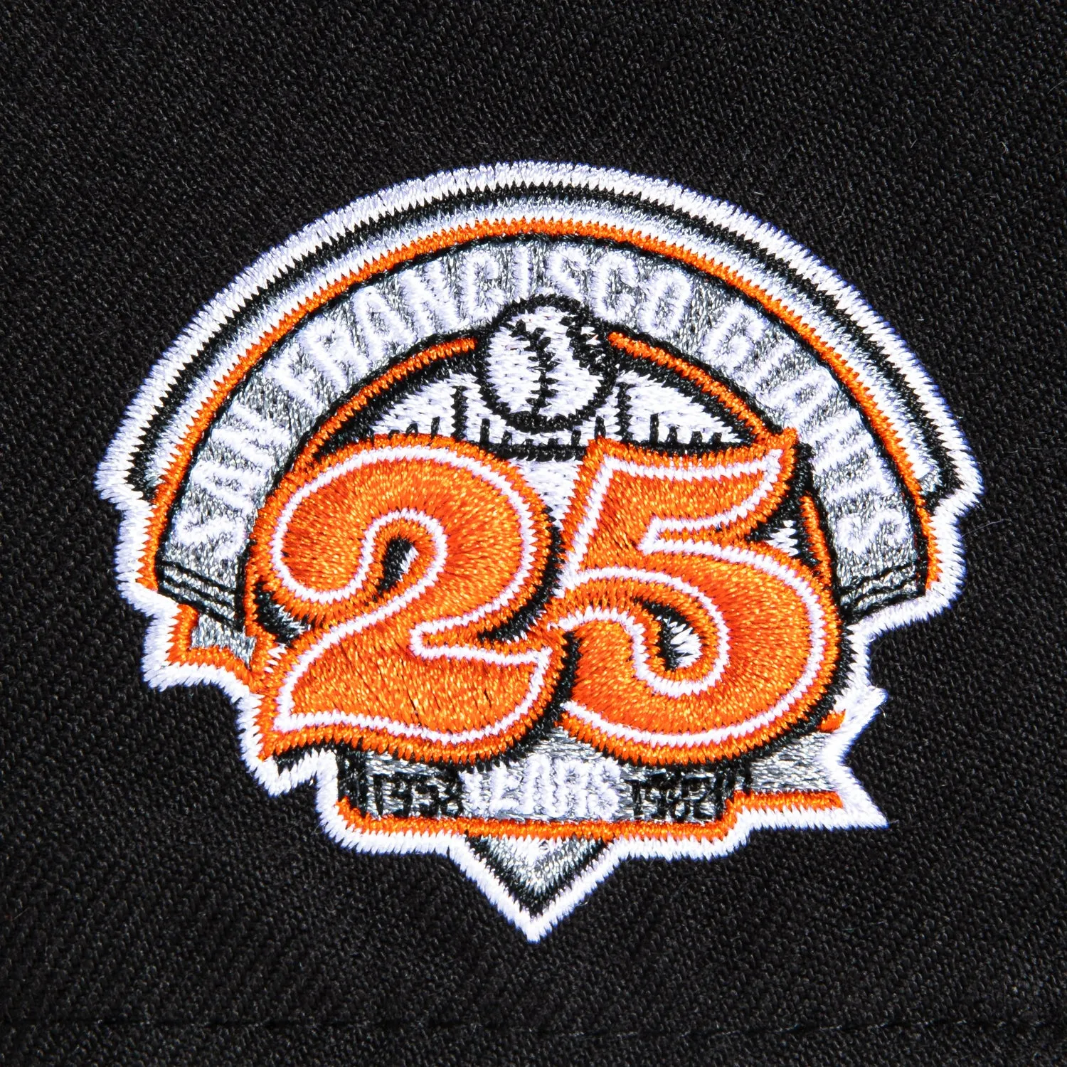 47 Brand Draft Block San Francisco Giants 25th Anniversary Patch Hitch Snapback Hat - Black