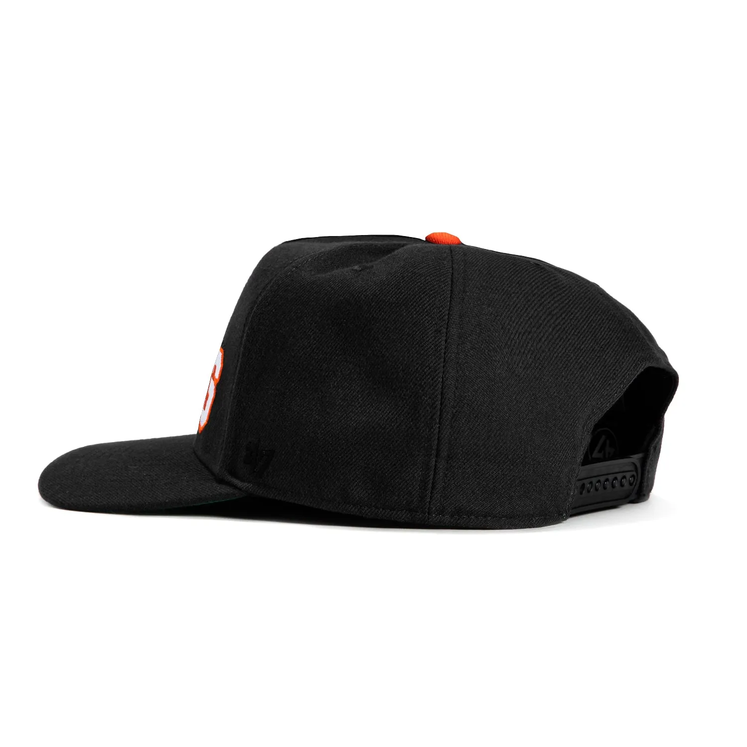 47 Brand Draft Block San Francisco Giants 25th Anniversary Patch Hitch Snapback Hat - Black