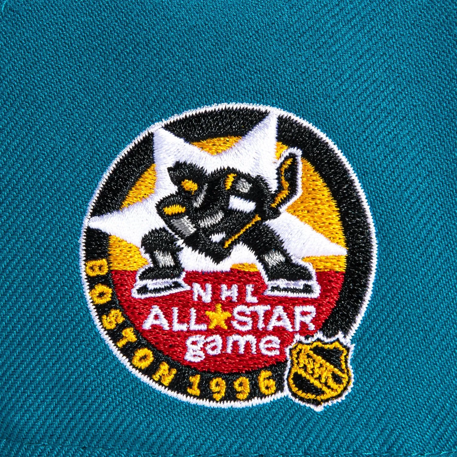 47 Brand Sureshot New York Islanders 1996 All Star Game Patch Snapback Hat - Teal, Black