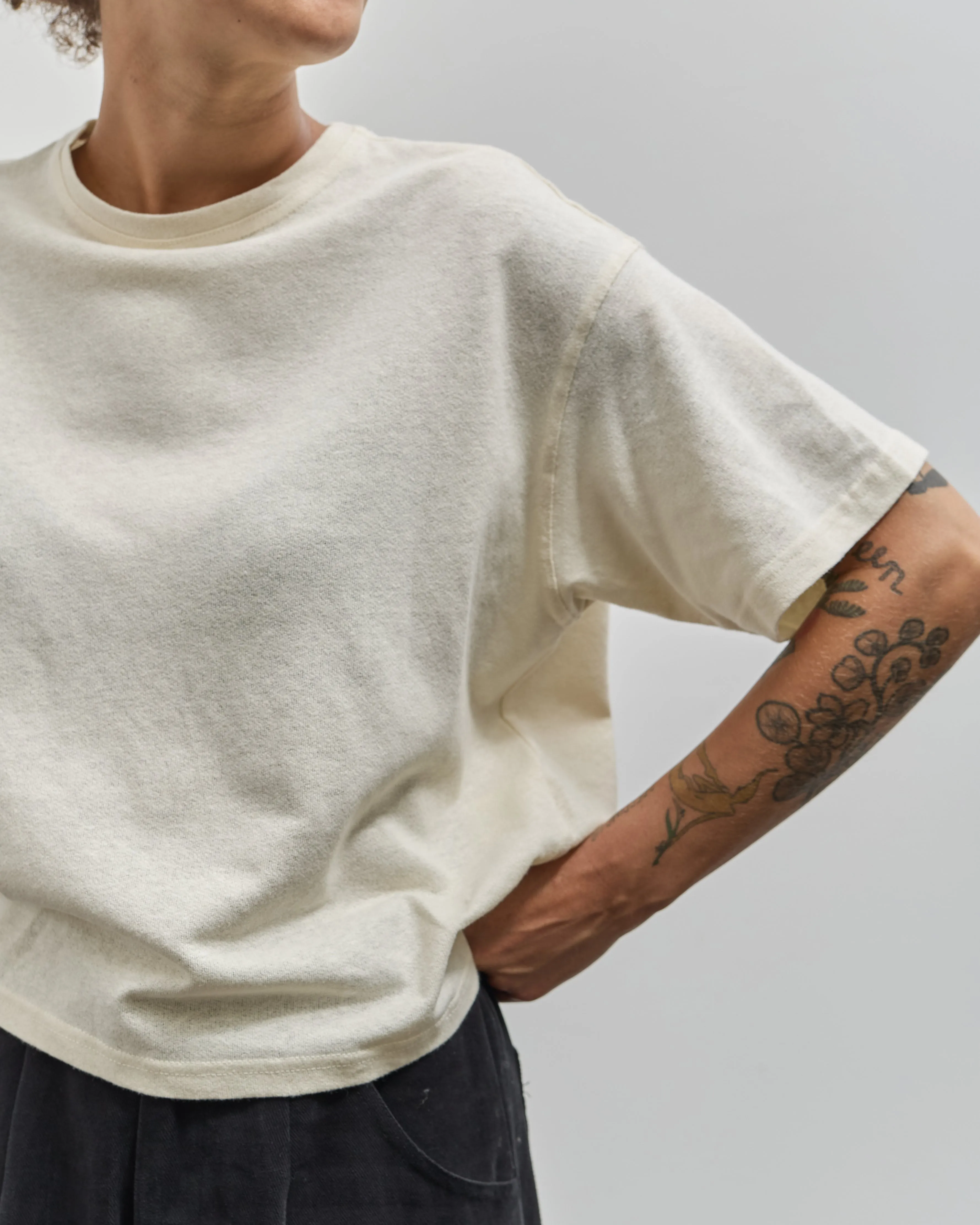 7115 Signature Cropped Tee, Off-White