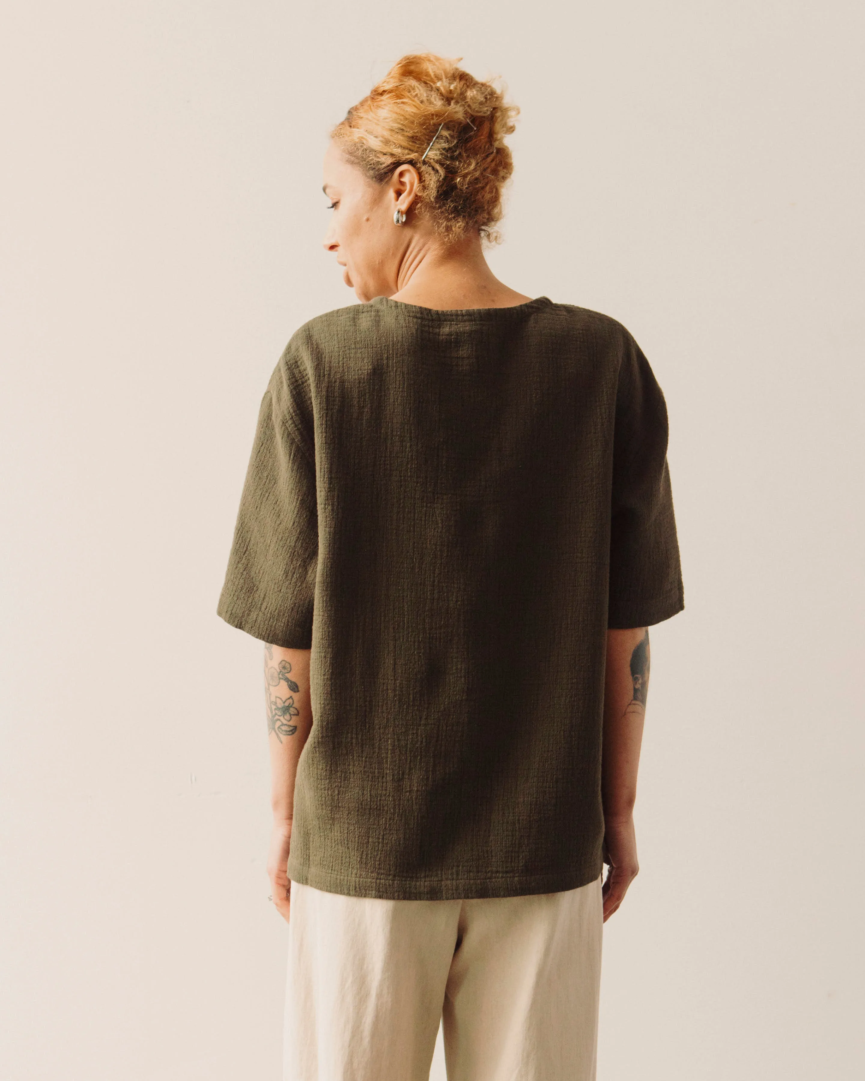 7115 Signature Pocket Tee, Deep Moss Gauze