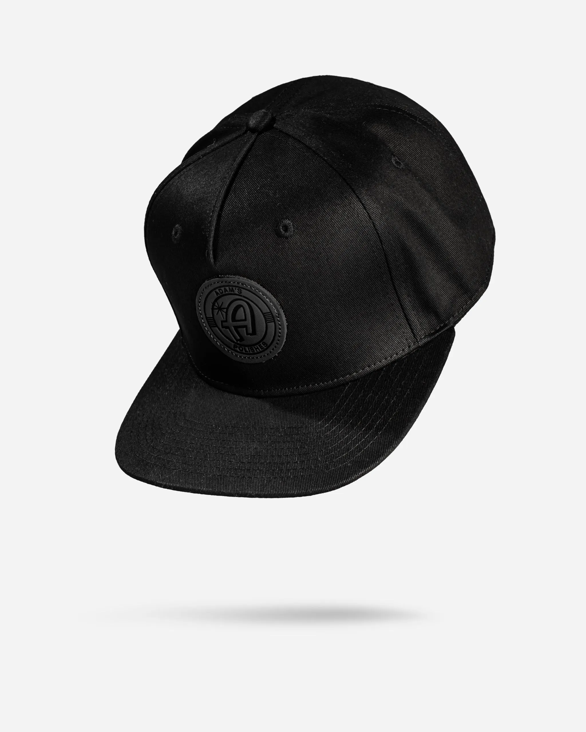 Adam's Black Snapback - Black Patch