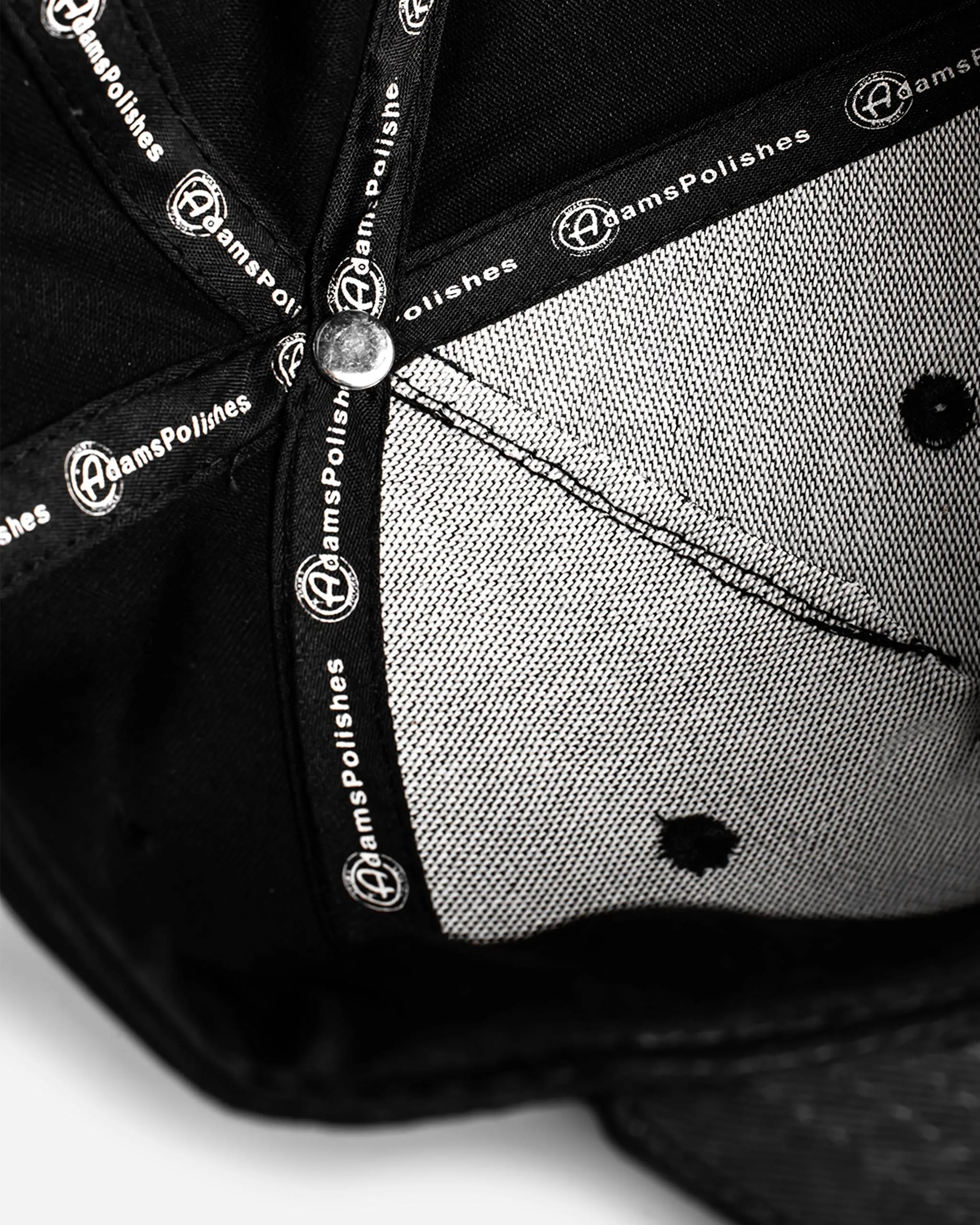 Adam's Black Snapback - Black Patch