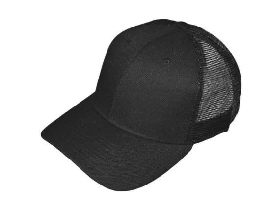 Adult Structured Trucker Hats with Mesh Back