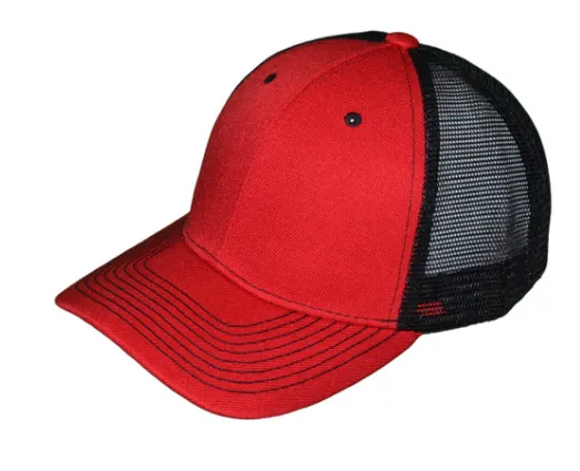 Adult Structured Trucker Hats with Mesh Back