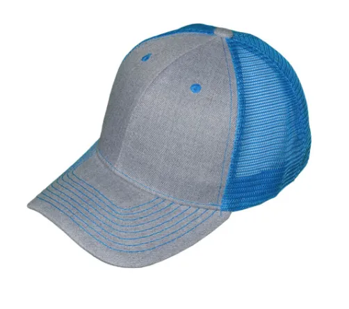 Adult Structured Trucker Hats with Mesh Back