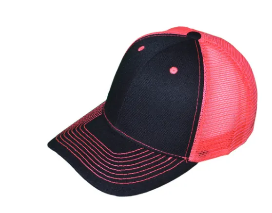 Adult Structured Trucker Hats with Mesh Back