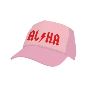 Aloha Flash Pink Keiki Trucker Hat