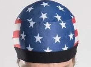 American Flag Skull Hat #57711