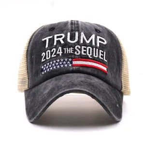 American Presidential Hat Make America Great Again Hat Donald Trump Republican Hat Cap MAGA Embroidered Mesh Cap