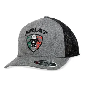 Ariat M&F Men's Grey Mexico Logo Mesh Cap