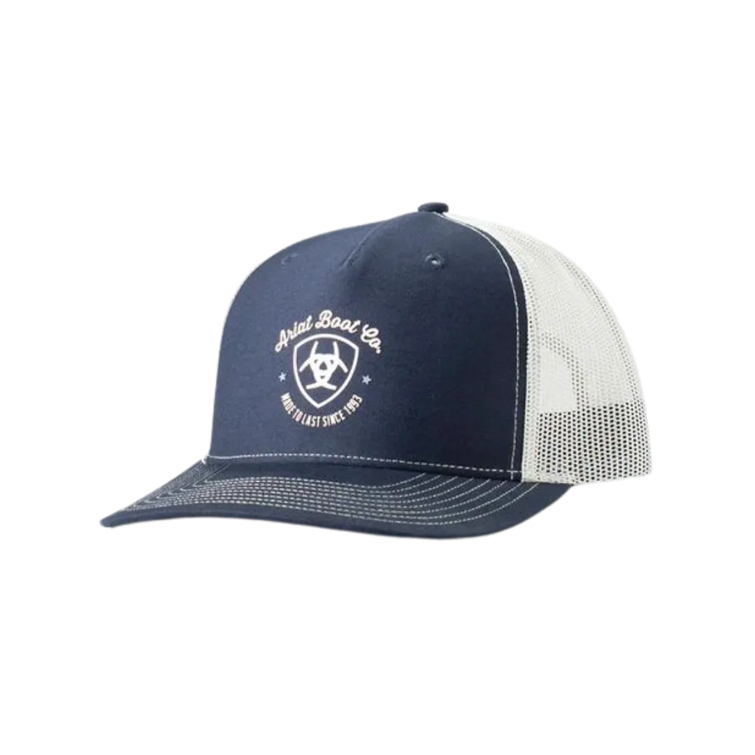 Ariat M&F Men's Navy Printed Logo Cap