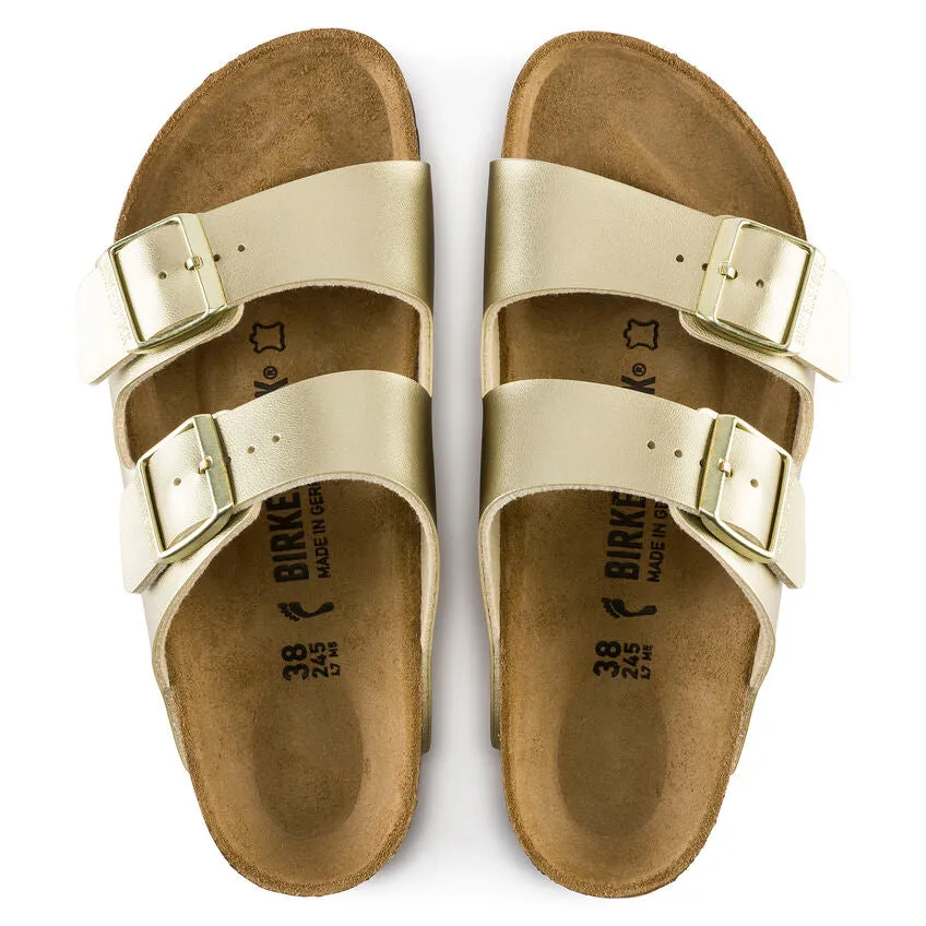 Arizona - The Birkenstock Signature Double Band Sandal in Gold