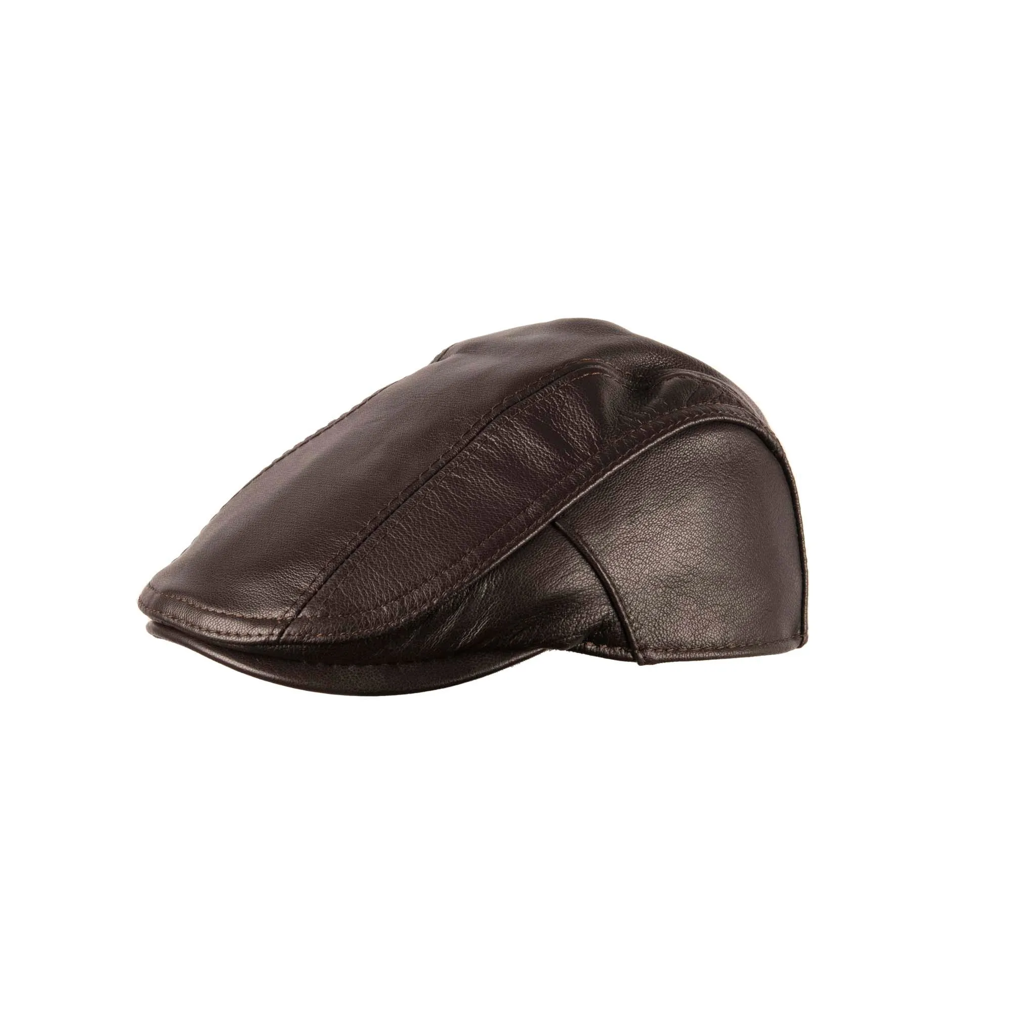 Arthur Heritage Leather Flat Cap