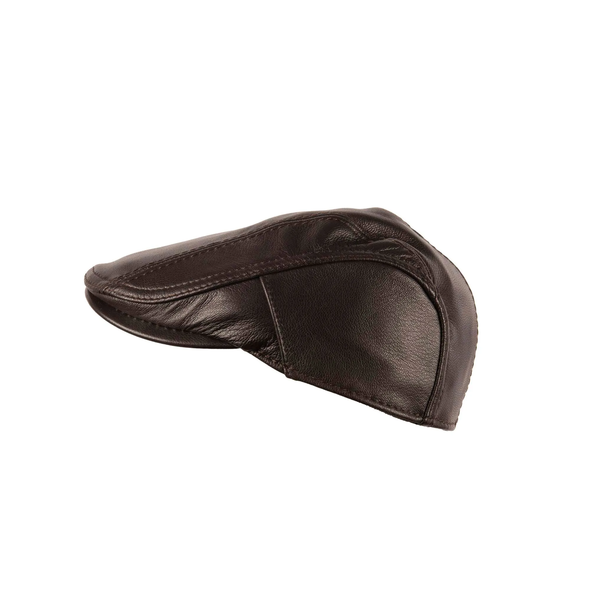 Arthur Heritage Leather Flat Cap