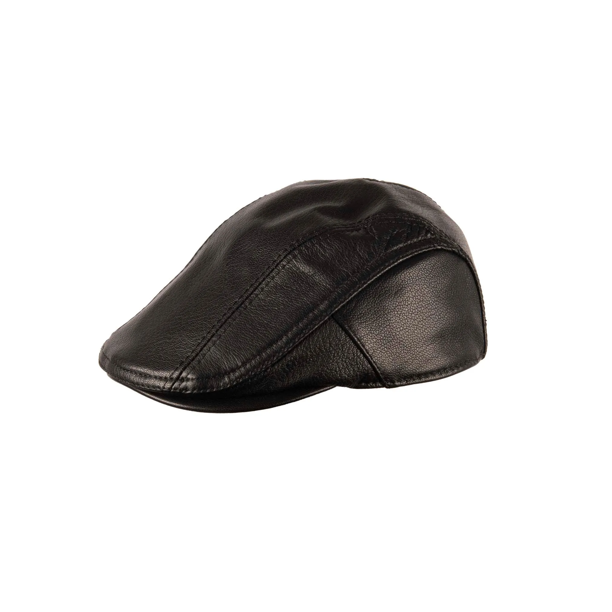 Arthur Heritage Leather Flat Cap