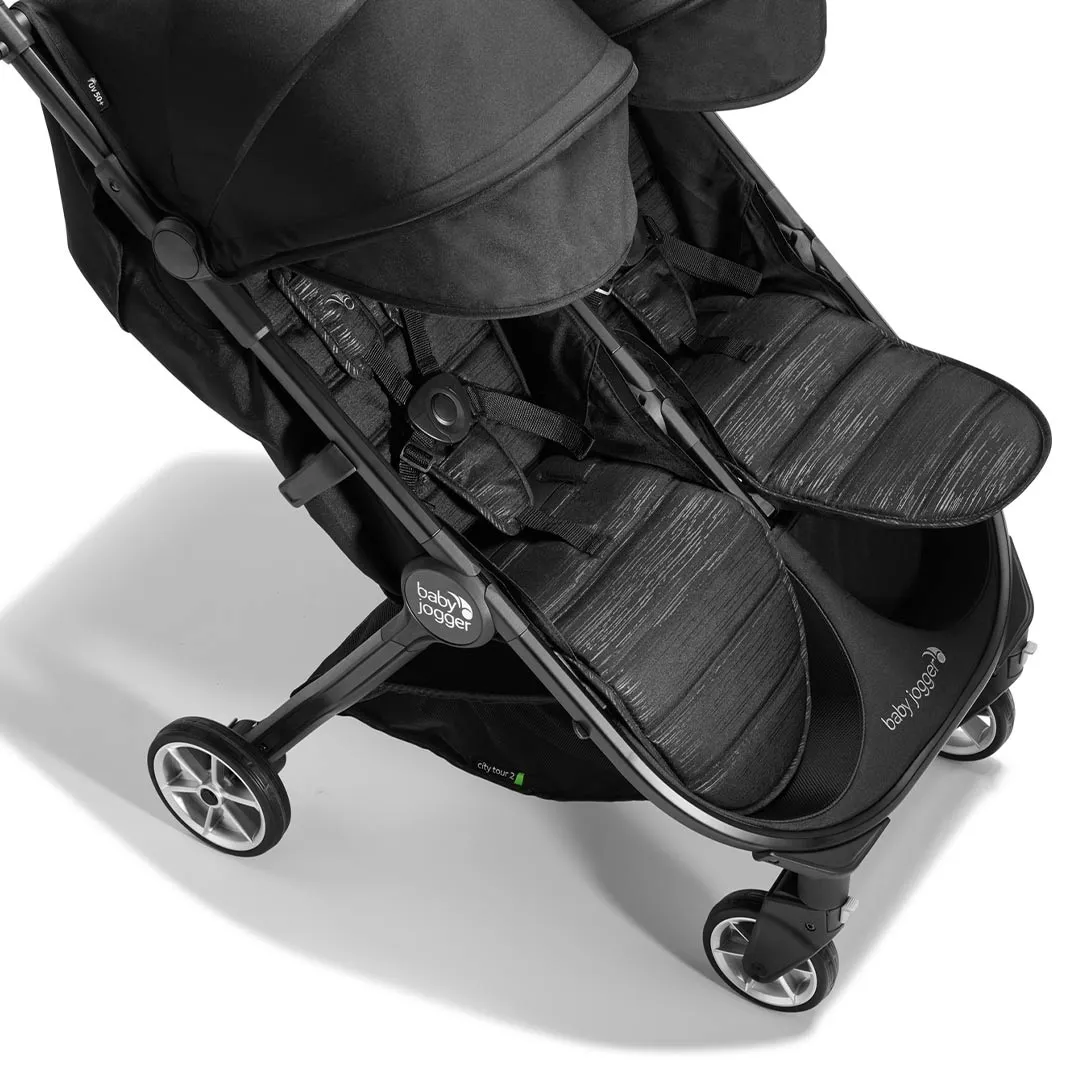 Baby Jogger City Tour 2 Double Stroller - Pitch Black