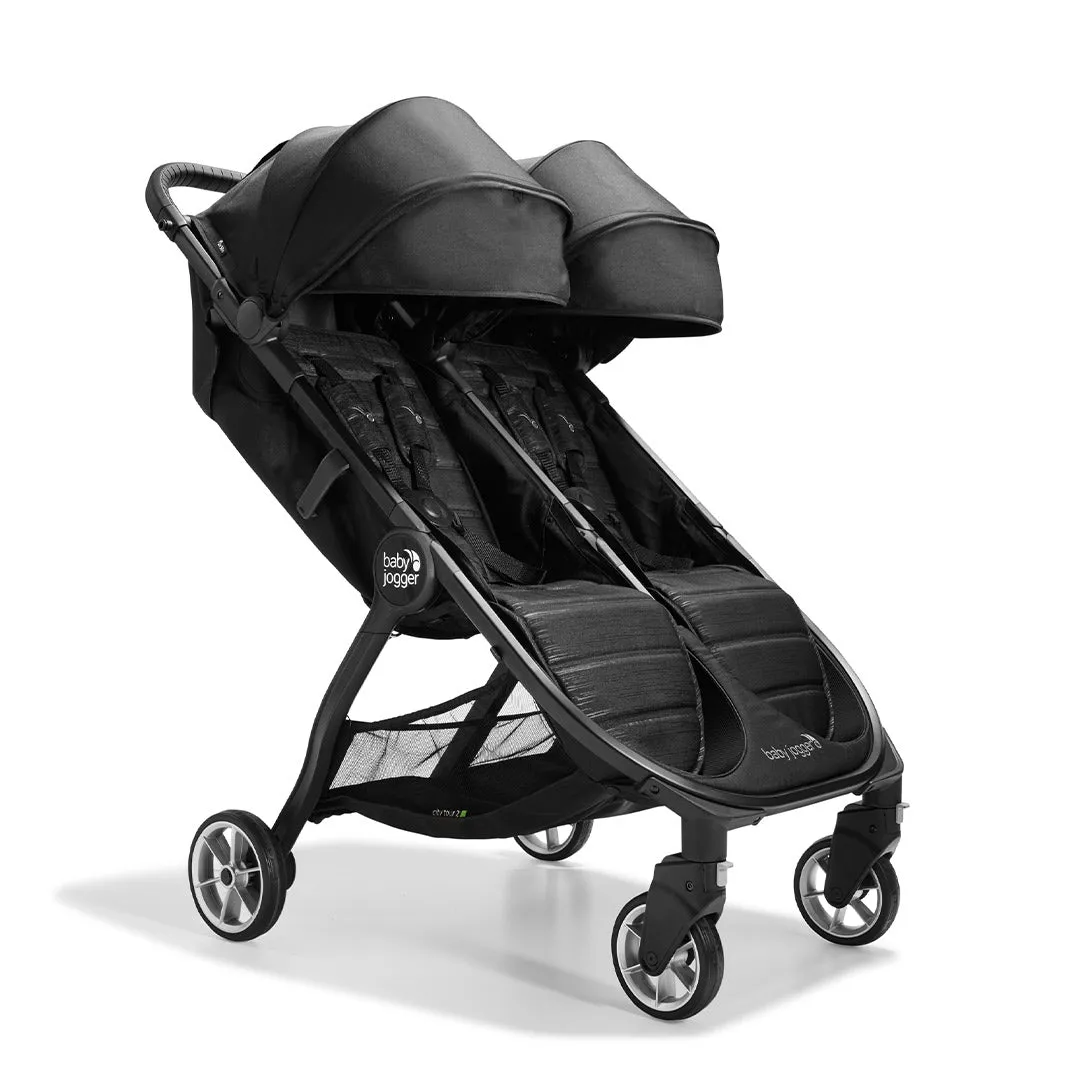 Baby Jogger City Tour 2 Double Stroller - Pitch Black