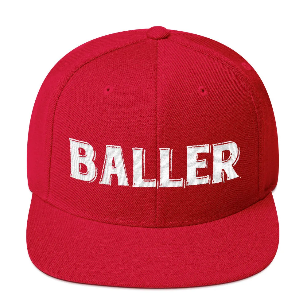 Baller Snapback Hat