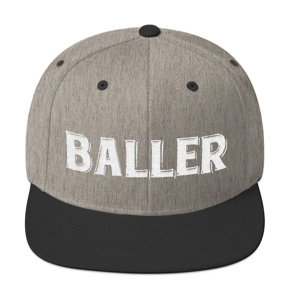 Baller Snapback Hat