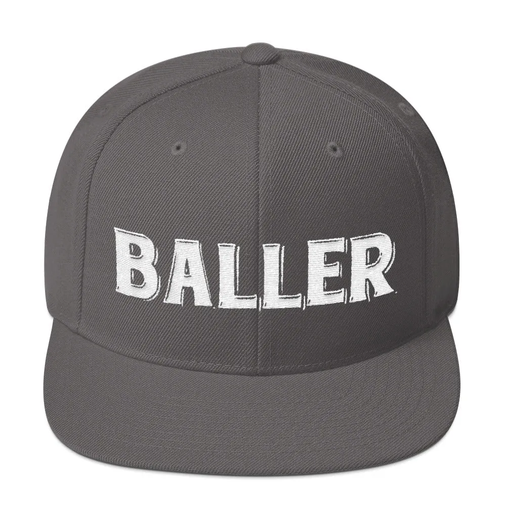 Baller Snapback Hat