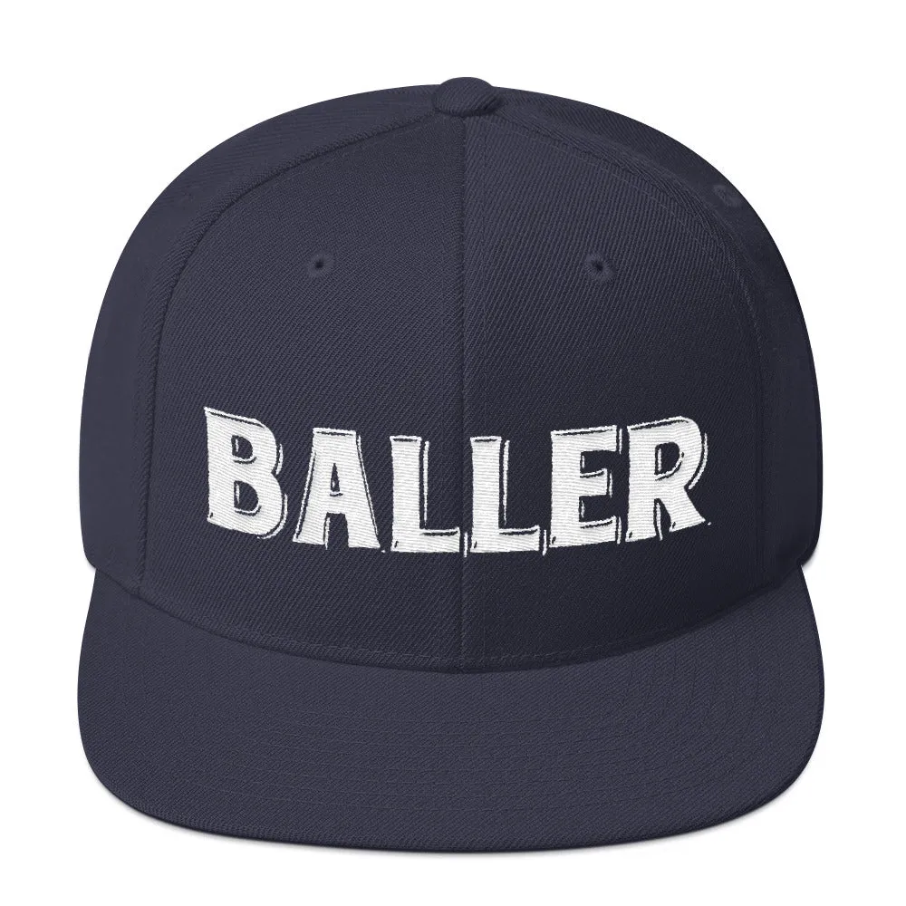 Baller Snapback Hat