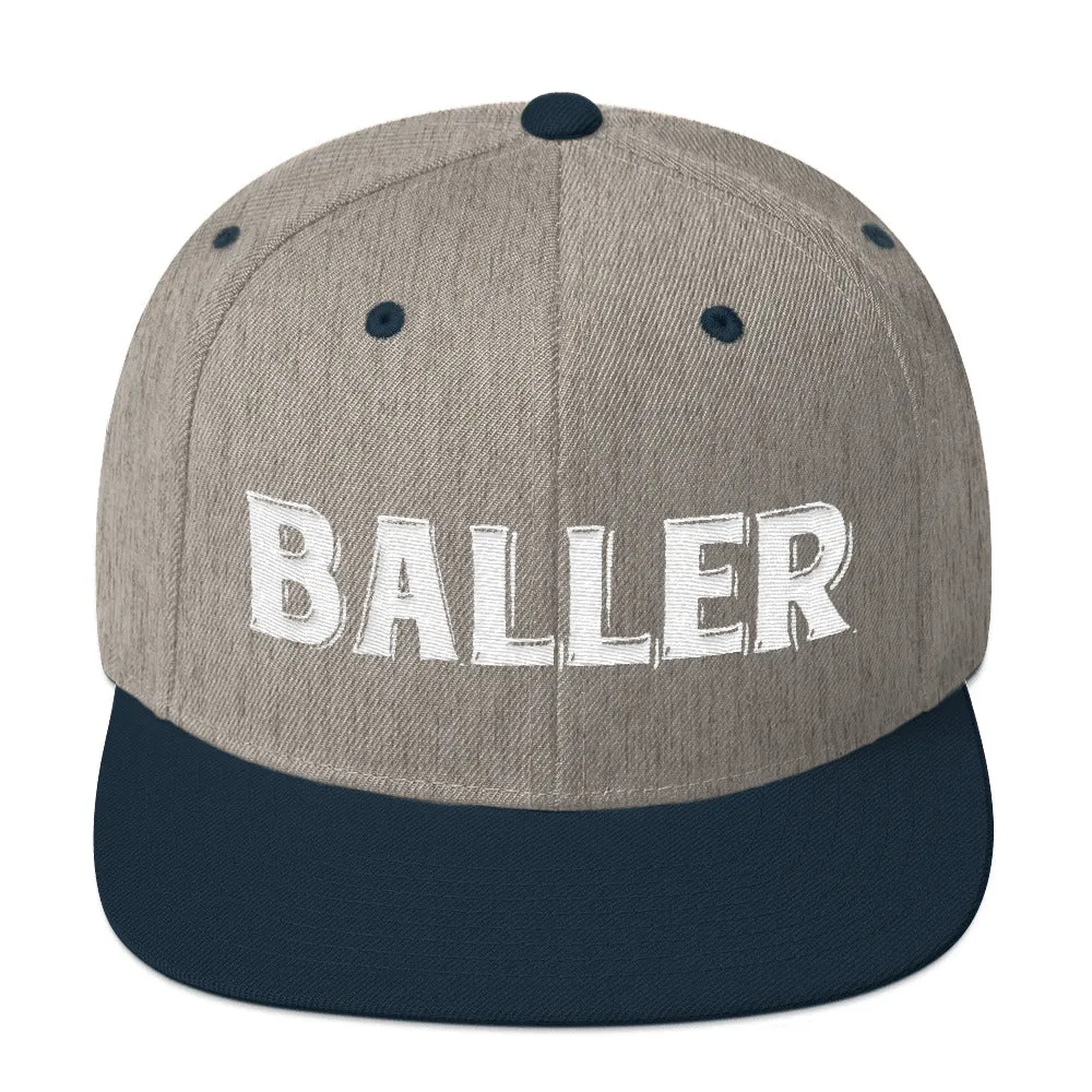 Baller Snapback Hat