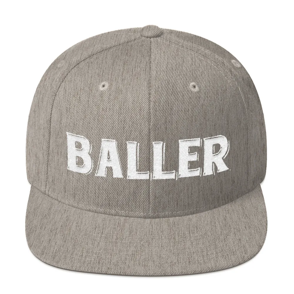 Baller Snapback Hat