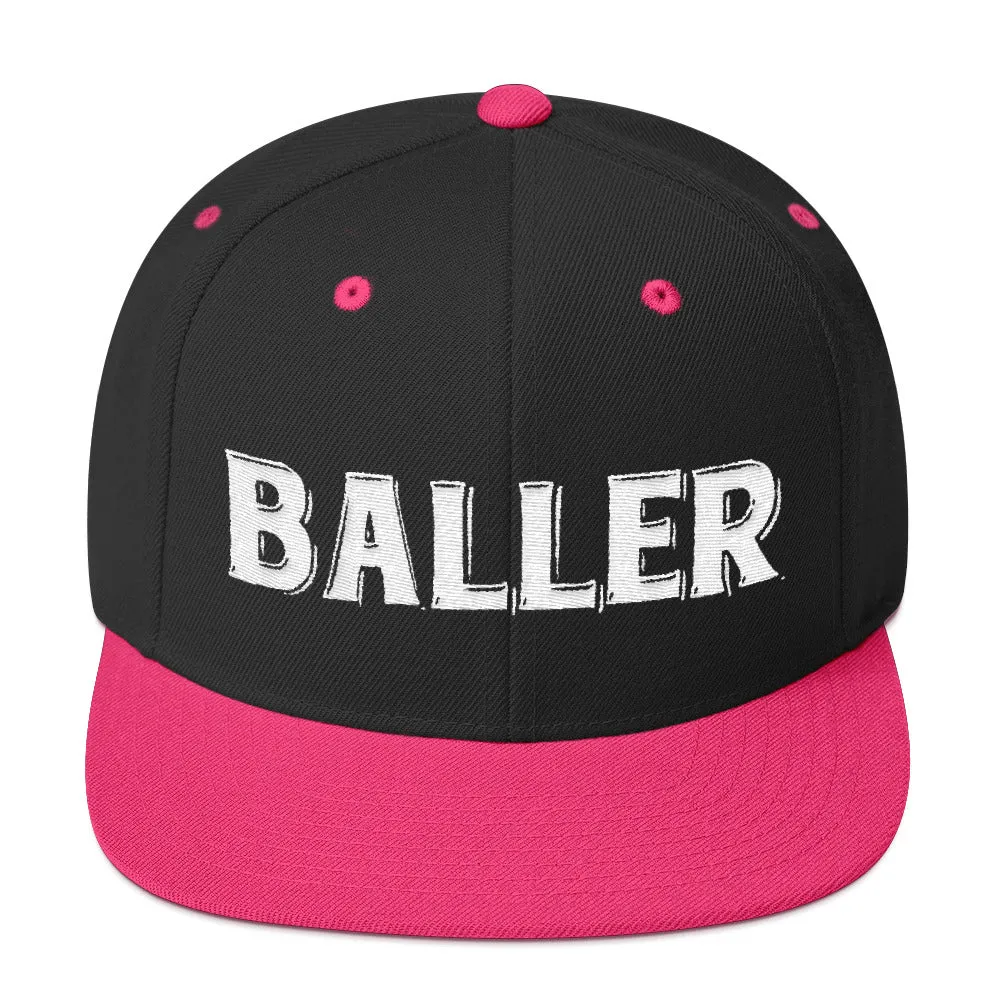 Baller Snapback Hat