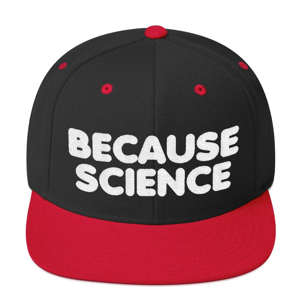 Because Science Snapback Hat