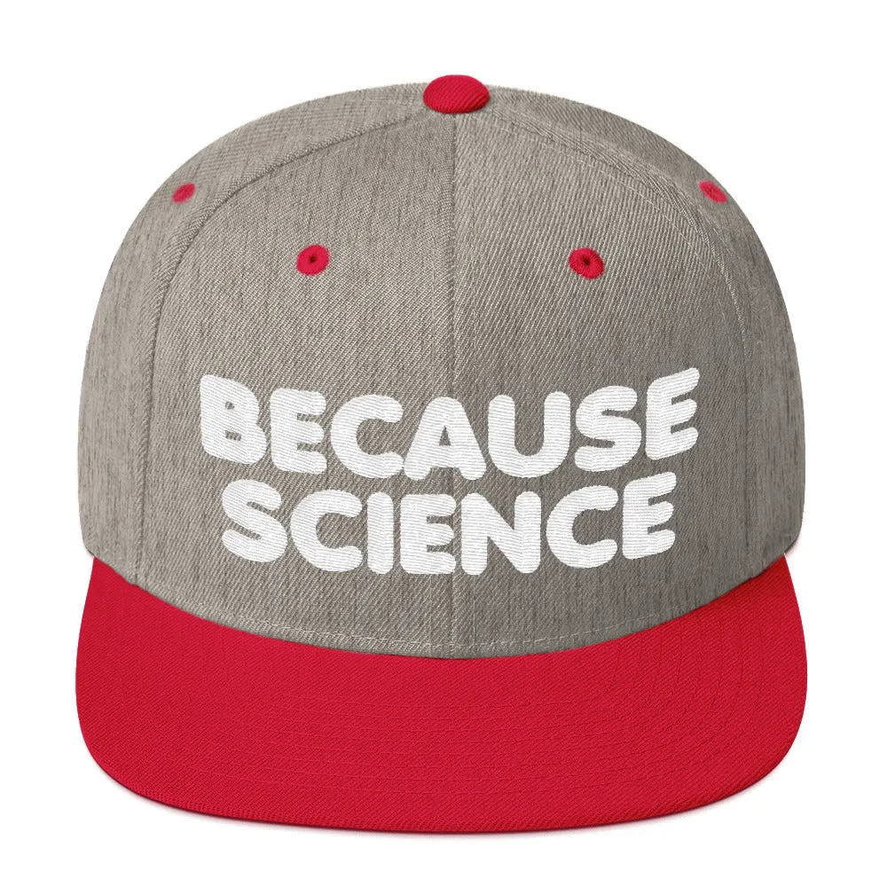 Because Science Snapback Hat