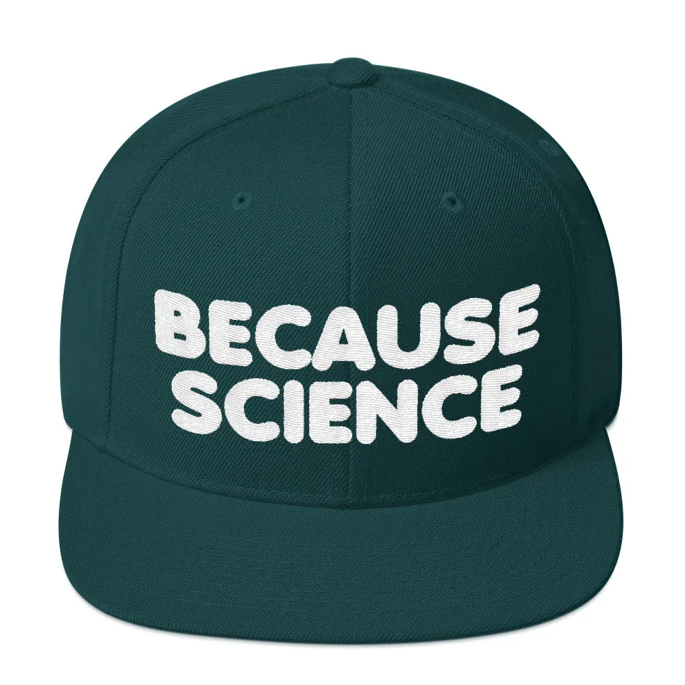 Because Science Snapback Hat