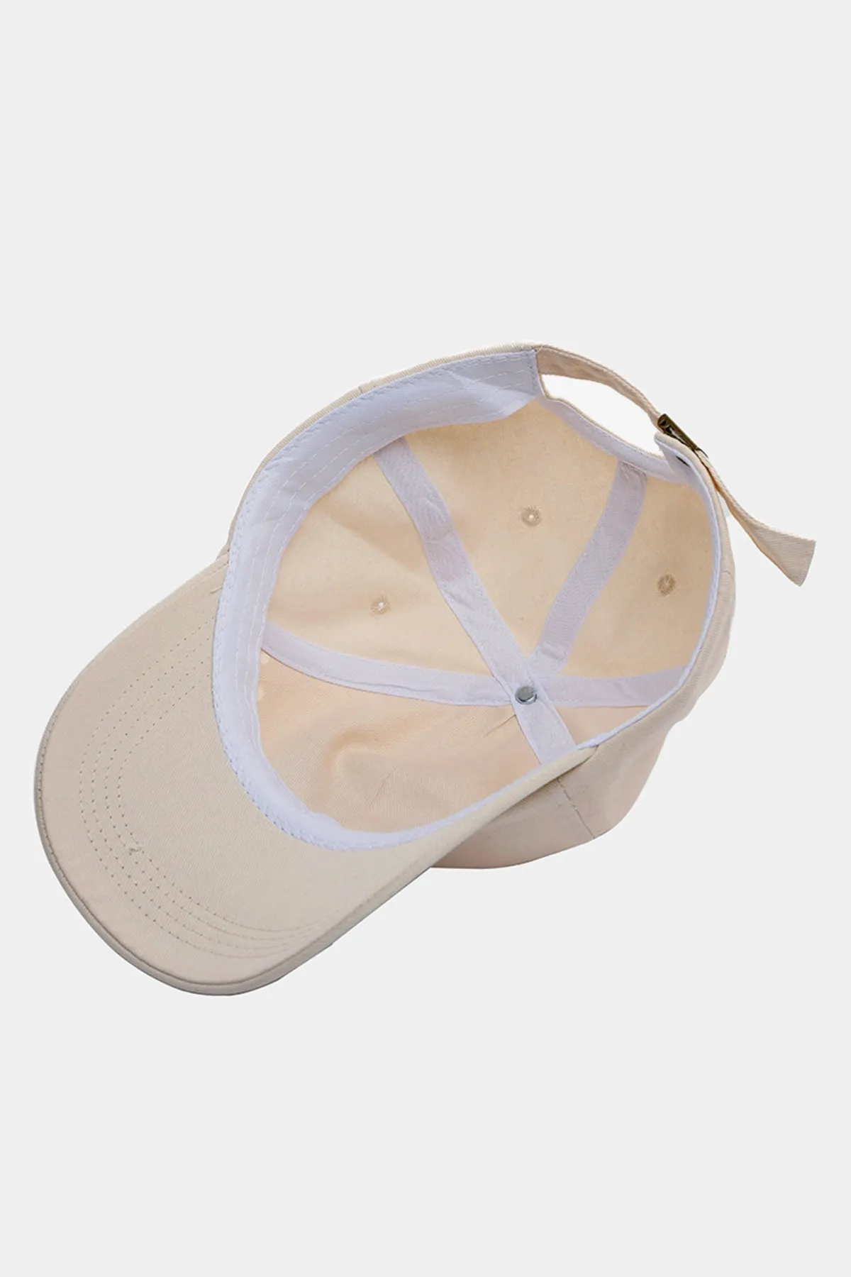 Beige Create Embroidered Cap - A24 - MCP125R