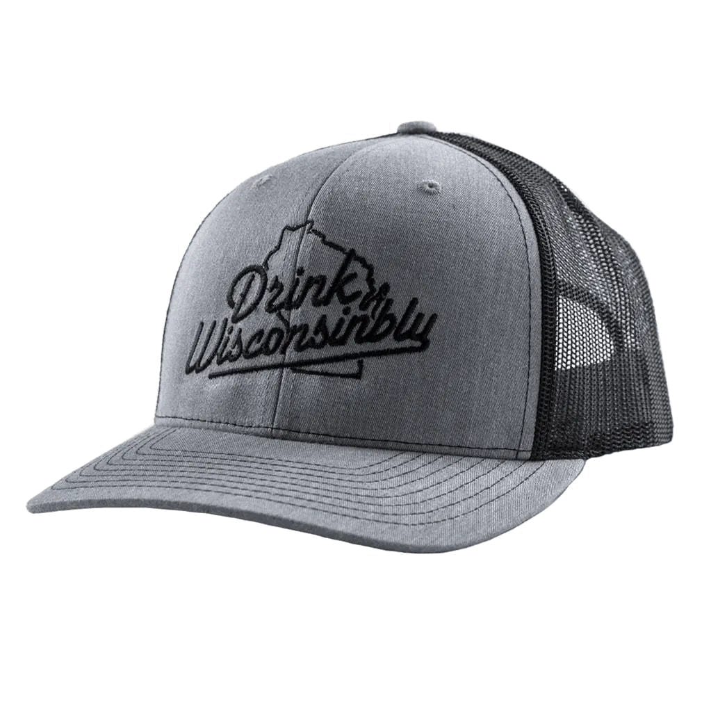 Black & Gray Trucker Hat