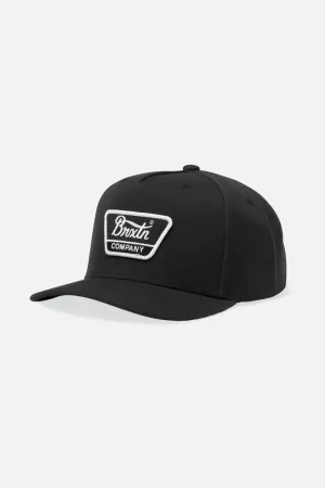 Brixton LINWOOD C NETPLUS MP SNAPBACK - BLACK/WHITE