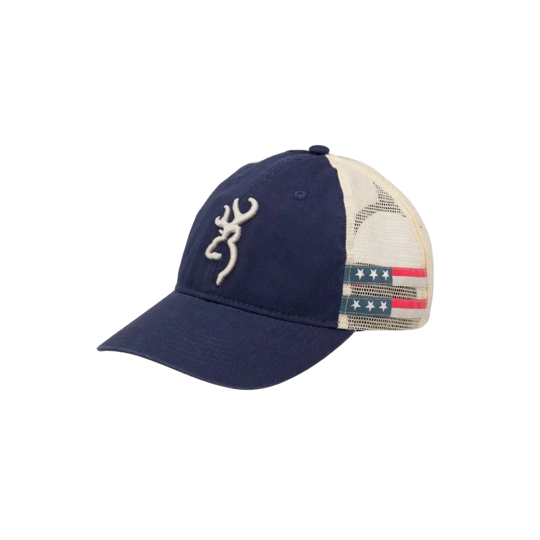 Browning Men's Stars and Stripes Navy Cap