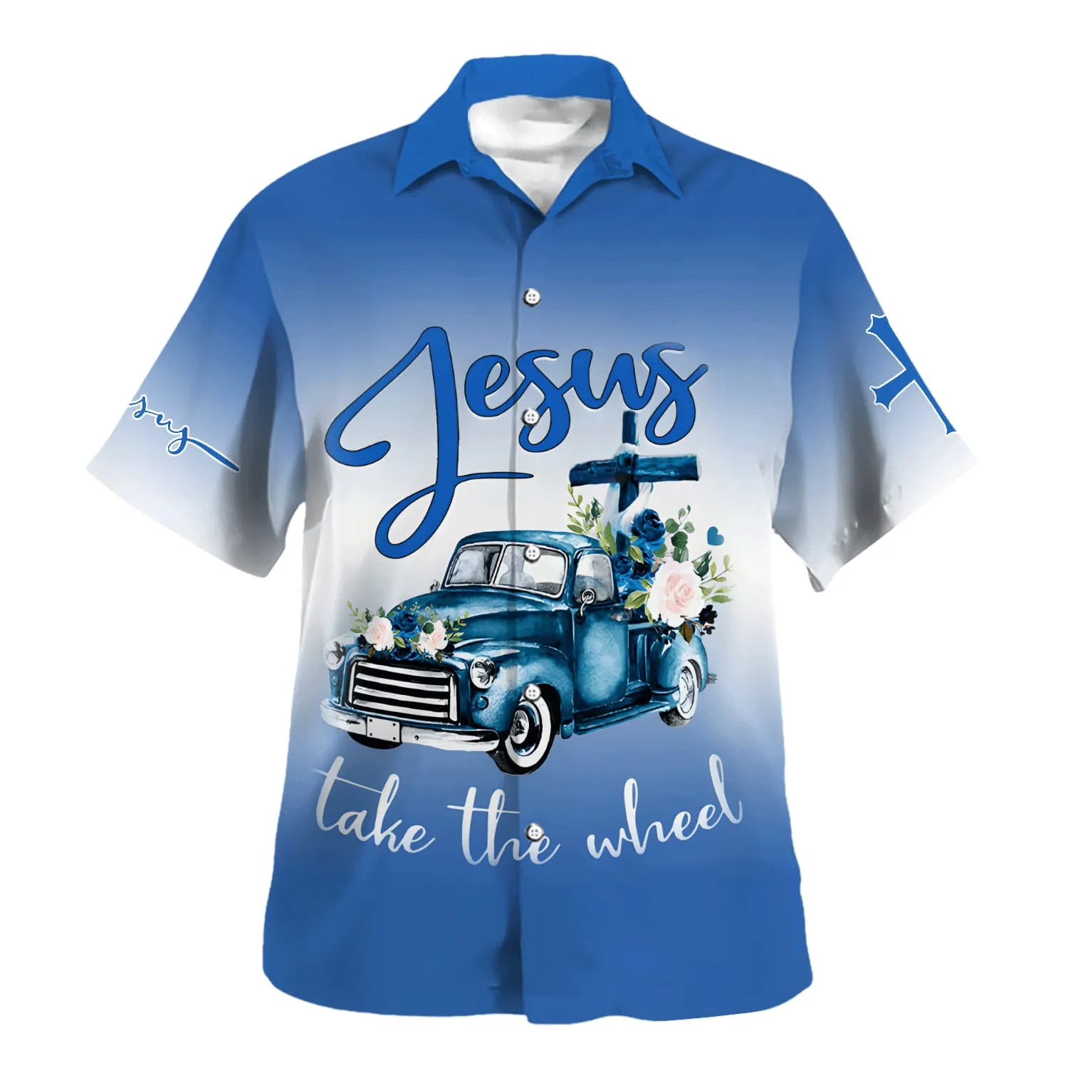 Car Jesus Take The Wheel Hawaiian Shirt For Men and Women - Christian Hawaiian shirt