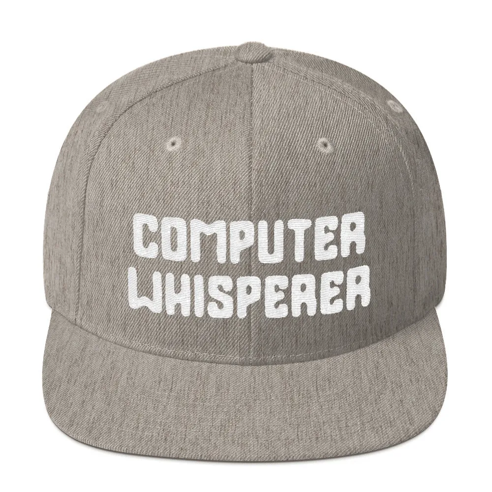 Computer Whisperer Snapback Hat