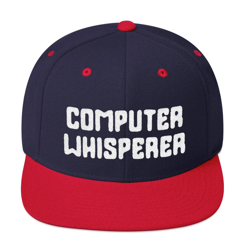 Computer Whisperer Snapback Hat