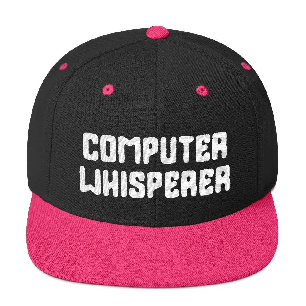 Computer Whisperer Snapback Hat