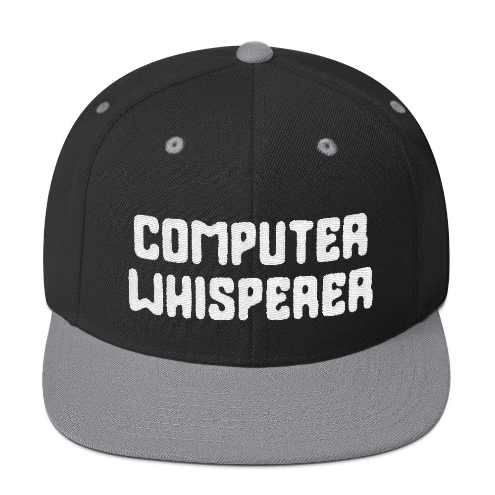 Computer Whisperer Snapback Hat