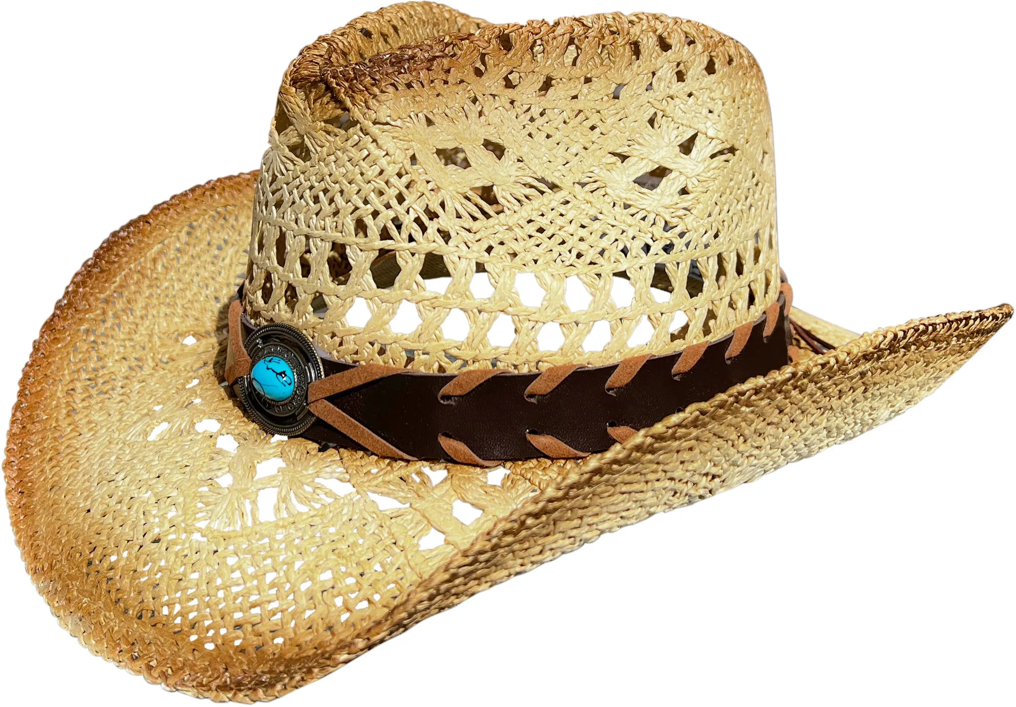 Corral Straw Cowboy Hat