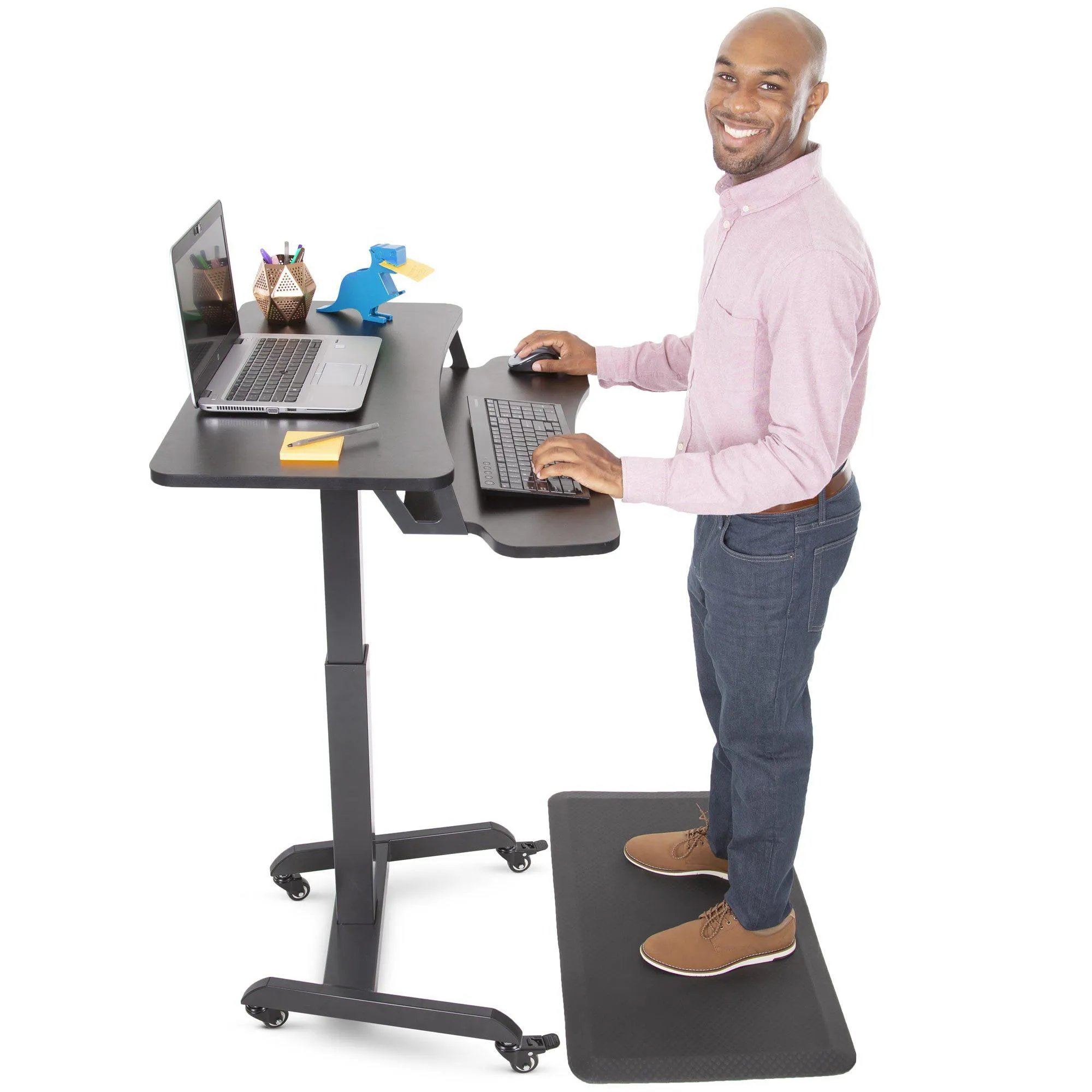 Cruizer Premier Electric Mobile Standing Desk | Portable Podium