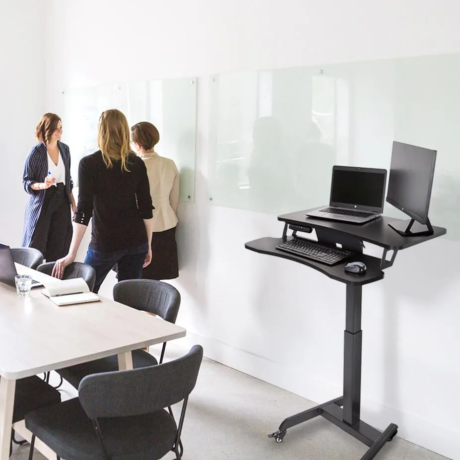 Cruizer Premier Electric Mobile Standing Desk | Portable Podium