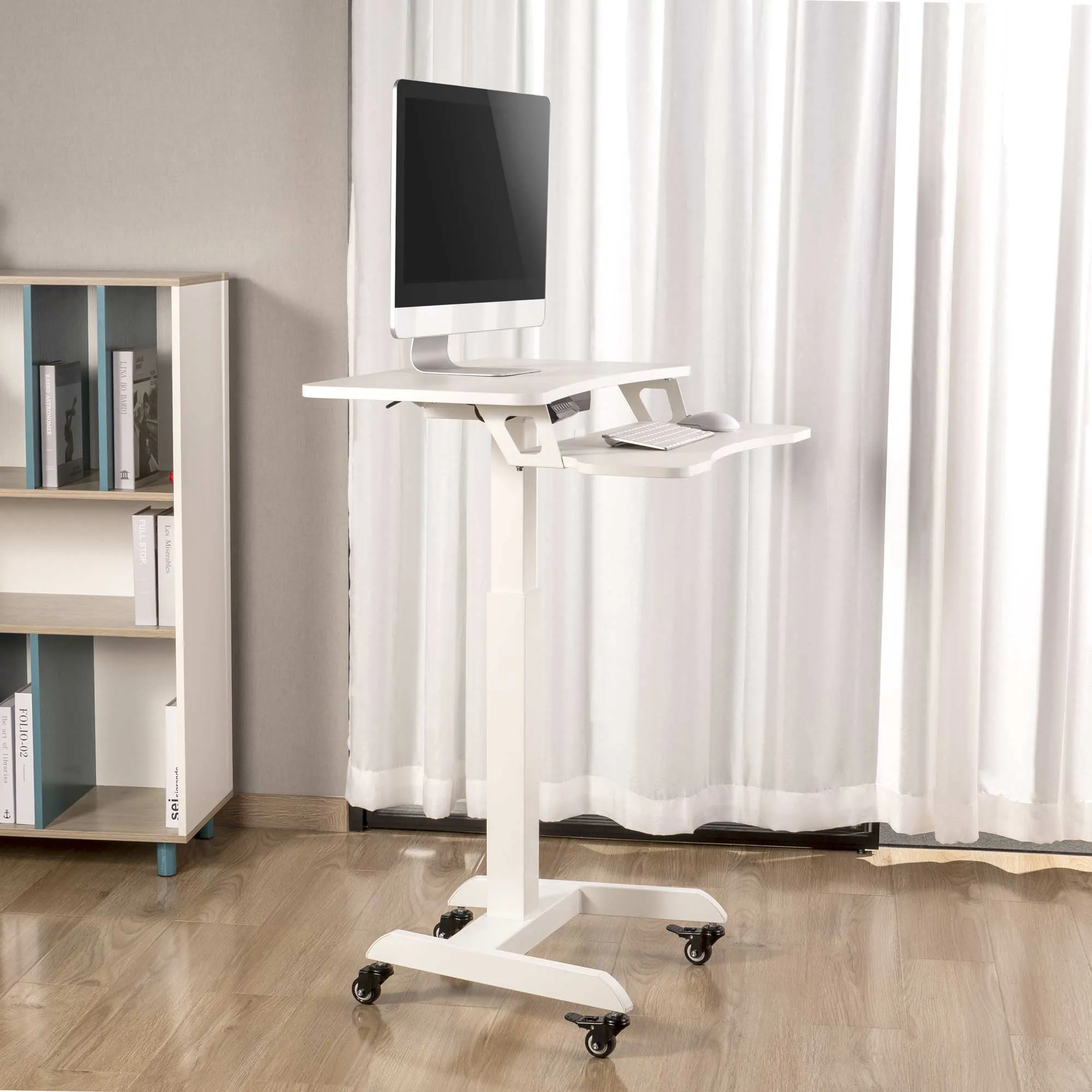 Cruizer Premier Electric Mobile Standing Desk | Portable Podium