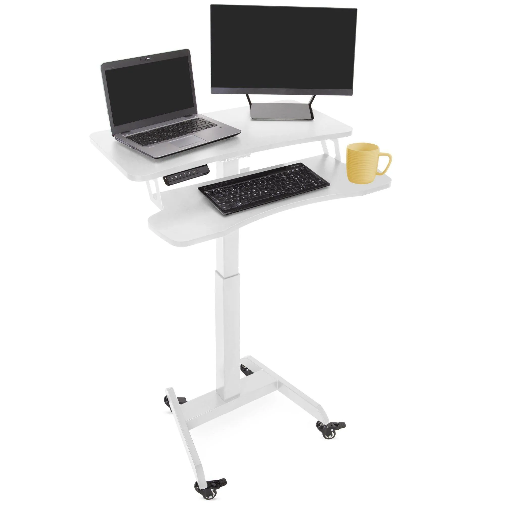 Cruizer Premier Electric Mobile Standing Desk | Portable Podium